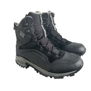 COLUMBIA BACKRAMP Techlite Men's Black Waterproof Boots Size 13  YM5298-010 NEW